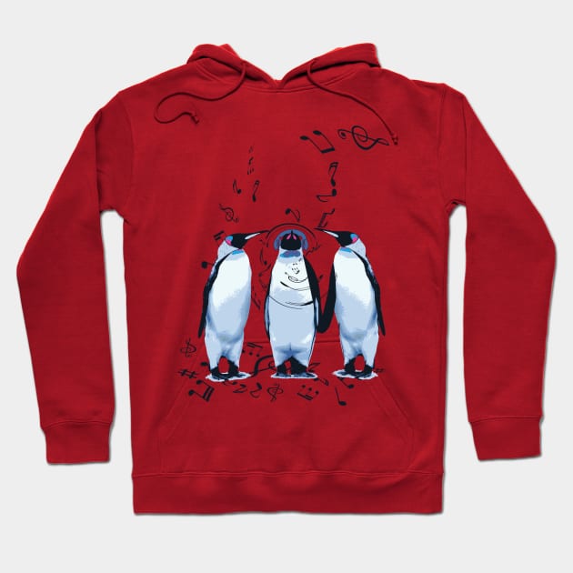 Penguin Band Hoodie by CindyS